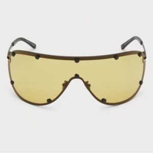 Tom Ford
Men's Kyler T-Logo Rimless Shield Sunglasses